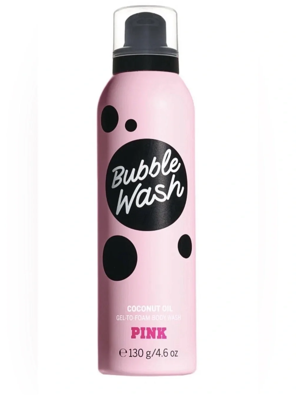 Victoria's Secret PINK Bubble Wash w/ Coconut Oil Gel-to-Foam Body Wash ~ 4.6 oz